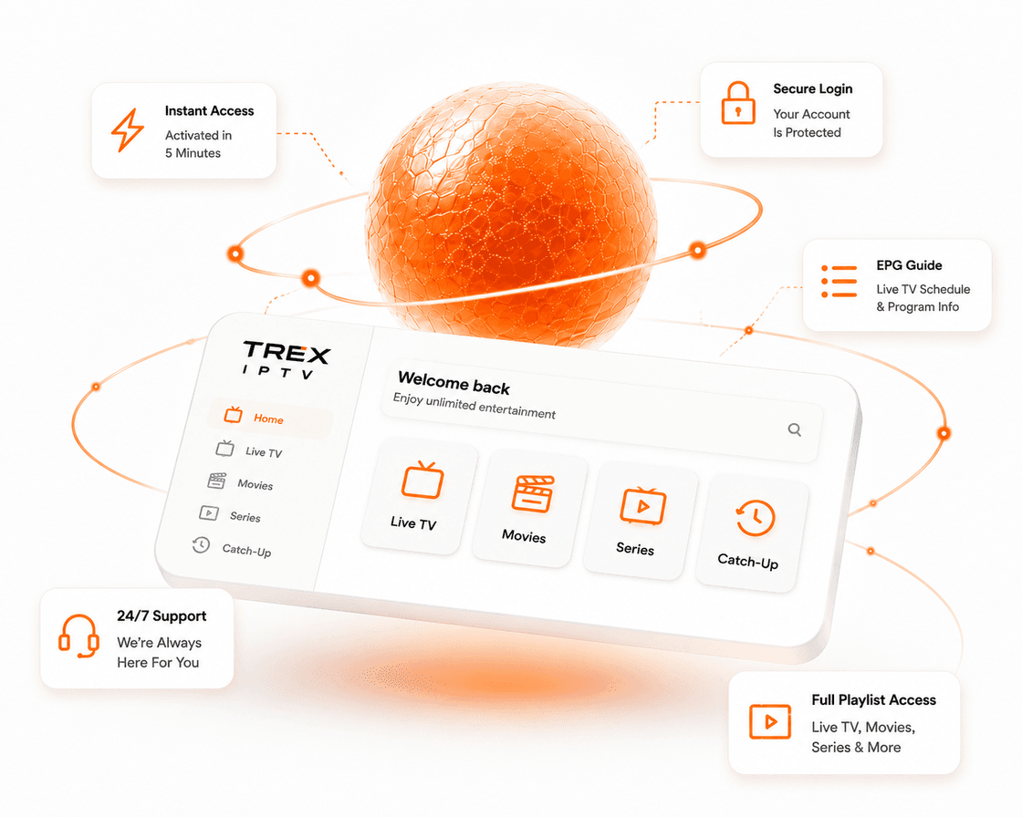 Trex IPTV Interface
